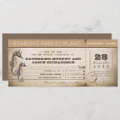 sparen de datumuitnodiging tot het instappen kaart (Voorkant / Achterkant)