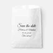 Sparen de de aankondiging van de het douanemanuscr bedankzakje (Voorkant)