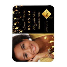 Sparen de de fotograduatie van de Datum zwarte par Magneet