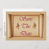 Sparen de de rolaankondiging van de Uitnodiging va (Voorkant / Achterkant)