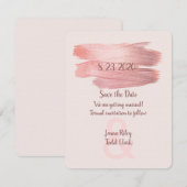 Sparen de de verfsplash van de Datum Save The Date (Voorkant / Achterkant)