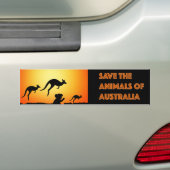 Sparen de Dieren van Australië Bumpersticker (Op auto)