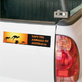 Sparen de Dieren van Australië Bumpersticker (Op Truck)
