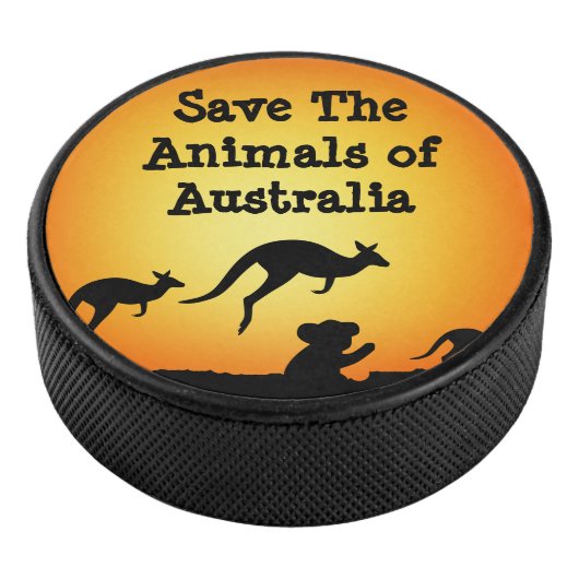 Sparen de Dieren van Australië Hockey Puck (3/4)