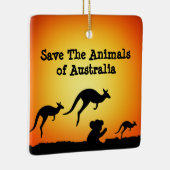 Sparen de Dieren van Australië Keramisch Ornament (Rechts)
