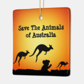 Sparen de Dieren van Australië Keramisch Ornament (Links)