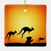 Sparen de Dieren van Australië Keramisch Ornament (Achterkant)