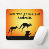 Sparen de Dieren van Australië Muismat (Met muis)