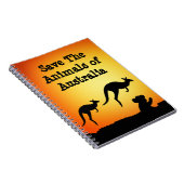 Sparen de Dieren van Australië Notitieboek (Rechterzijde)