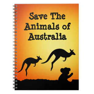 Sparen de Dieren van Australië Notitieboek