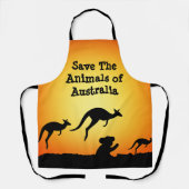 Sparen de Dieren van Australië Schort (Voorkant)