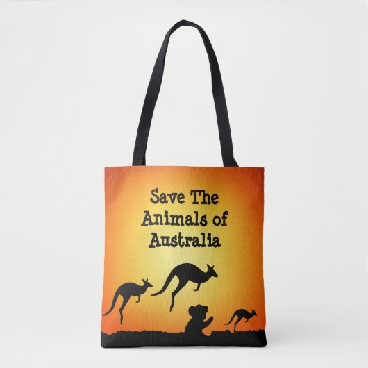 Sparen de Dieren van Australië Tote Bag (Voorkant)