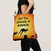 Sparen de Dieren van Australië Tote Bag (Dichtbij)