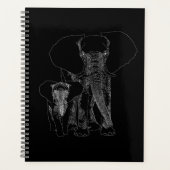 Sparen de Dierenvriend van de Kunst van de Olephan Planner (Voorkant)