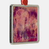 Sparen de Digitale Kunstboomgaard van de Elephants Metalen Ornament (Rechts)