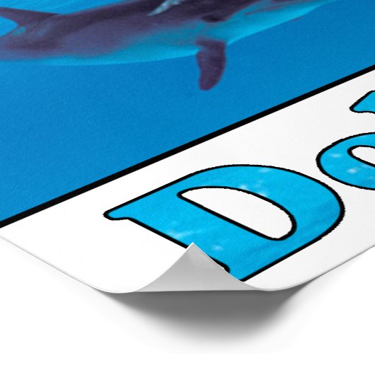 Sparen de Dolfijnen Poster (Hoek)