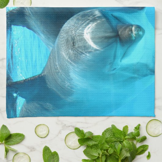 Sparen de Dolfijnen Theedoek (Gevouwen)