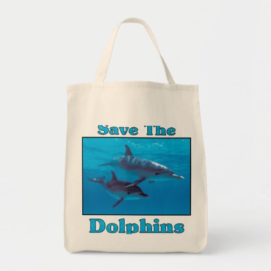 Sparen de Dolfijnen Tote Bag (Voorkant)