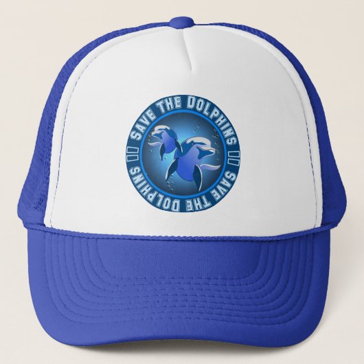 Sparen de Dolfijnen Trucker Pet (Voorkant)