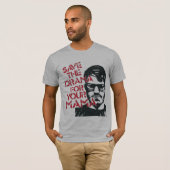 Sparen de Drama voor je mama T-shirt (Voorkant volledig)