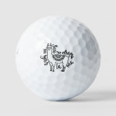 Sparen de drama voor Uw Llama Golfballen (Voorkant)