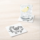 Sparen de drama voor Uw Llama Kartonnen Onderzetters (Insitu)