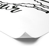 Sparen de drama voor Uw Llama Poster (Hoek)