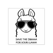 Sparen de Drama voor Uw Llama Rubberstempel (Afrduk)