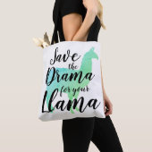 Sparen de Drama voor uw Llama Tote Bag (Dichtbij)