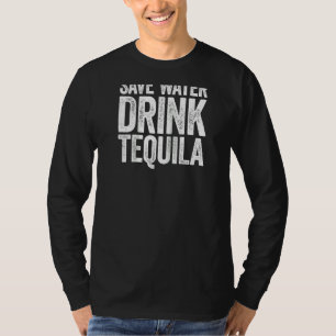 Sparen de Drink Tequila die Raglan Drink T-shirt