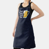 Sparen de Drink van de Bier Citaat Funny Waterverf Schort (Insitu)