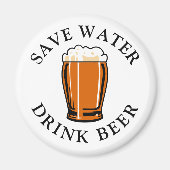 Sparen de Drink van de Bier Magnet van het Water (Voorkant)