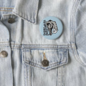 Sparen de Elephants Ban Trophy Hunting Ronde Button 5,7 Cm (In situ)