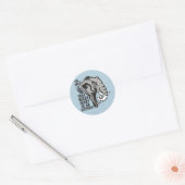 Sparen de Elephants Ban Trophy Hunting Ronde Sticker (Envelop)