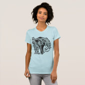 Sparen de Elephants Ban Trophy Hunting T-shirt (Voorkant volledig)