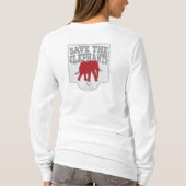 Sparen de Elephants Lange Slaap T-shirt (Achterkant)