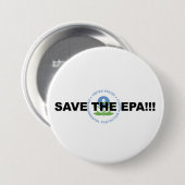 Sparen de EPA! Protest! Ronde Button 7,6 Cm (Voorkant /achterkant)