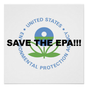 Sparen de EPA! Reist Trump! Protest! Poster