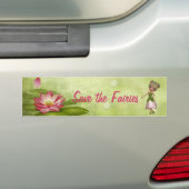 Sparen de feeën bumpersticker (Op auto)