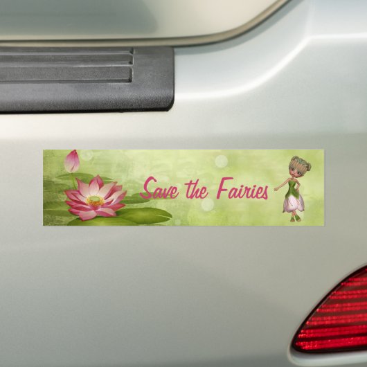 Sparen de feeën bumpersticker (Op auto)