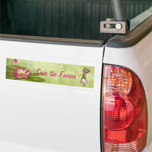 Sparen de feeën bumpersticker (Op Truck)