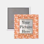 Sparen de Foto Magnet van de Datum (Voorkant / Achterkant)