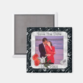 Sparen de Foto Magnet van de Datum (Voorkant / Achterkant)