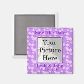Sparen de Foto Magnet van de Datum (Voorkant / Achterkant)