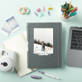 Sparen de Foto van de Datum Gepersonaliseerde Mode Sticker (iPad Cover)