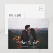 Sparen de Foto van de Herfst van het Aanzicht van  Briefkaart (Voorkant / Achterkant)