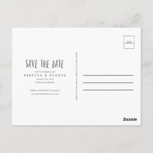 Sparen de Foto van de Herfst van het Aanzicht van  Briefkaart (Achterkant)