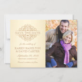 Sparen de  Foto van de Rol van de Datum van het Ve Magnetische Uitnodiging (Voorkant)