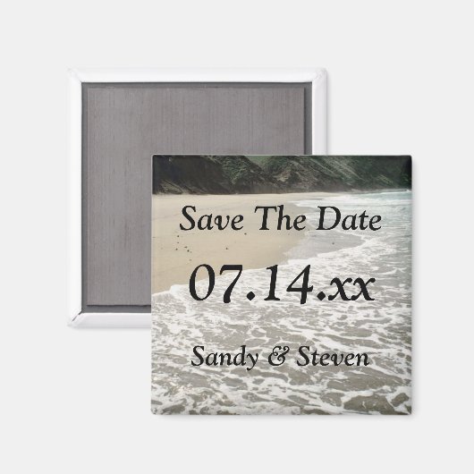 Sparen de Fotomagneten van de Datum Magneet (Voorkant / Achterkant)