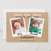 Sparen de Foto's van de Kindertijd van de Datum Fu Kaart (Voorkant)